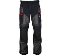 Klim Baja S4, pantalon en textile 34 Noir/Gris Foncé/Rouge Noir/Gris Foncé/Rouge