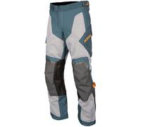 Klim Baja S4 Pantalon textile de moto, bleu/orange, Taille 32