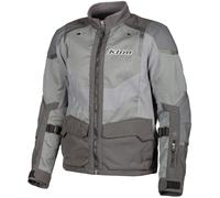 Klim Baja S4 Veste textile de moto, Gris clair/gris foncé, Taille XXL