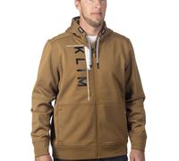 Klim Barracks Sweat à capuche zippé, brun, taille L pour homme