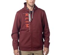 Klim Barracks, sweat à capuche zippé S Rouge Foncé/Rouge Rouge Foncé/Rouge