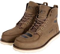 Klim Blak Jak Leather Bottes de moto, brun, taille 41 38 40