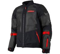 Klim Baja S4, veste en textile XL Noir/Gris Foncé/Rouge Noir/Gris Foncé/Rouge