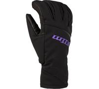 Klim Bombshell Gants de motoneige pour dames, noir/violet, Taille XL