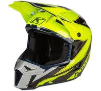 KLIM Casque moto F3 Carbon Lightning Hi-Vi S