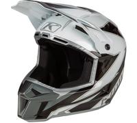 §Casque Cross Klim F3Carbon Lightning Blanc§