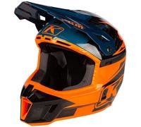 KLIM Casque moto F3 Carbon Pro Striker Petrol Orange 2025 XL