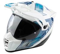 Klim Krios Pro ECE/DOT Spectrum, casque d aventure 3XL Blanc/Noir/Bleu Blanc/Noir/Bleu