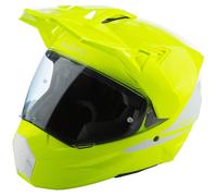 Casque Adventure Klim X1 Alpha Carbone Blanc/Hi-VisXL Blanc,Hi-Vis