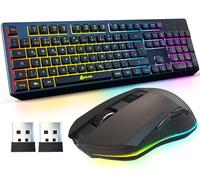KLIM Chroma Clavier et Souris Blaze Gaming QWERTZ Allemand - RGB