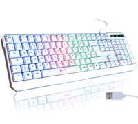 KLIM Chroma Clavier Gaming Filaire QWERTZ Allemand - Rétroéclairé RGB