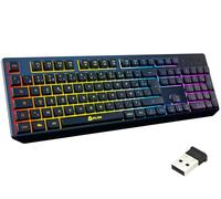 KLIM Chroma Clavier Gaming sans Fil AZERTY - Fin Durable Ergonomique