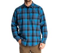§Chemise en Flanelle KLIM Cottonwood Bleu Fusion-Noir§