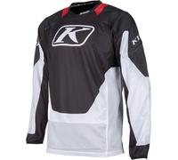 Klim Dakar 2025 Maillot de motocross, Noir/Blanc/Rouge, Taille M
