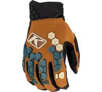 Klim Dakar, gants XL Marron/Noir/Pétrole Marron/Noir/Pétrole