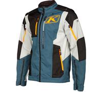 Klim Dakar, veste en textile XL Pétrole/Noir/Gris Clair/Orange Pétrole/Noir/Gris Clair/Orange