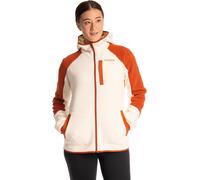 Klim Darby Canyon Sweat à capuche en polaire pour femmes à fermeture éclair, beige/orange, Taille M