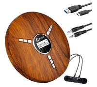 KLIM Discman Lecteur CD Portable avec Batterie Intégrée - Nouveauté - Écouteurs KLIM Fusion - Baladeur Lecteur CD pour Voiture,Mi