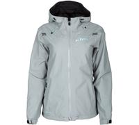 Klim Eclipse, Veste textile Gore-Tex pour femmes S Gris Clair/Bleu Clair Gris Clair/Bleu Clair