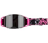 Klim Edge Focus Knockout Pink Lunettes de motoneige, noir-gris pour femmes