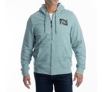 Klim Eletctric Sweat à capuche zippé, noir-bleu, taille L pour homme