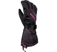 Klim Ember Gauntlet Gants de motoneige pour dames, noir/rose, Taille L
