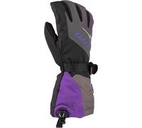 Klim Ember Gauntlet Gants de motoneige pour dames, noir/violet, Taille XS