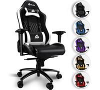 KLIM Esports Chaise Gaming - Chaise de Bureau avec Accoudoirs 4D, Capacité de 170 kg, Dossier Inclinable, Fauteuil Ergonomique avec Coussins Cervical et Lombaire, roulettes Silencieuses - Blanc
