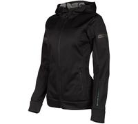 Klim Evolution Sweat à capuche zippé pour jeunes filles, noir, Taille YL