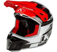 Klim F3 Carbon Pro, casque enduro XL Noir/Blanc/Rouge Noir/Blanc/Rouge