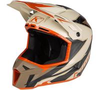 Klim F3 Lighting Carbon Barre de motocross, Sable/Orange, Taille L (58/59)
