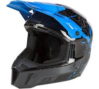 Klim F3 Recoil Casque de motocross, noir-bleu, taille M pour homme
