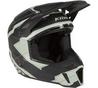 Klim F3 Verge Casque de motocross, noir-gris, taille M pour homme