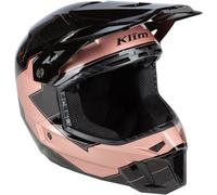 Klim F3 Verge Casque de motocross, noir-rose, taille L pour homme
