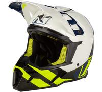 Klim F5 Koroyd Ascent S21 Mips, casque de protection M Blanc/Noir/Mat Jaune Néon/Bleu Foncé Blanc/Noir/Mat Jaune Néon/Bleu Foncé