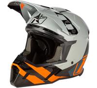 Klim F5 Koroyd Ascent Carbon Casque de motocross, bleu-orange, taille M pour homme