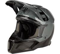Klim F5 Koroyd Ascent Carbon Casque de motocross, noir-gris, taille XL pour homme