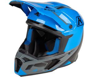 Klim F5 Legion Casque de motocross, noir-gris-bleu, taille 2XL pour homme