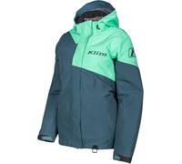 Klim Fuse Veste de motoneige pour dames, vert-bleu, taille M pour femmes