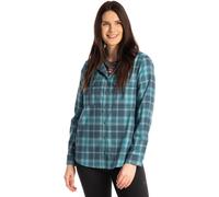 Klim Ginny Mountain Stretch Sweat à capuche en flanelle pour dames, bleu, taille L pour femmes