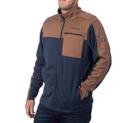Klim Glacier Veste polaire, bleu/marron, Taille XL