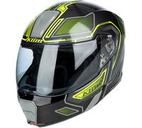 Klim GT1 Expedition Encrypted, casque rabattable S Gris Foncé/Jaune Néon Gris Foncé/Jaune Néon