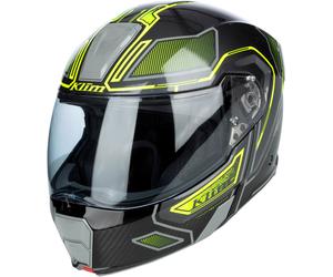 Klim GT1 Expedition Encrypted, casque rabattable XXL Gris Foncé/Jaune Néon Gris Foncé/Jaune Néon
