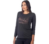Klim Haven Tri-Blend Chemise à manches longues pour dames, noir, Taille M