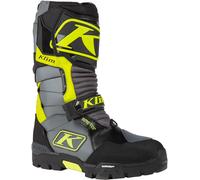 Klim Havoc GTX Boa 2022 Bottes de motoneige, noir-gris-jaune, taille 42 pour homme