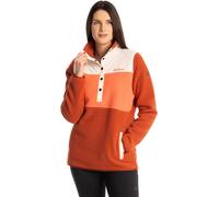 Klim High Pile Mountain, pull-over femme L Orange Foncé/Orange/Beige Orange Foncé/Orange/Beige