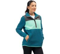 Klim High Pile Mountain Pull en polaire pour dames, vert-bleu, taille M pour femmes