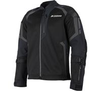 Klim Induction Pro 2025 Blouson en cuir/textile en maille de moto perforée, noir, taille 2XL pour homme