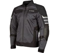 Klim Induction Pro, veste en textile XXL Noir/Gris Foncé Noir/Gris Foncé