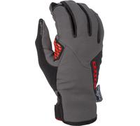 Klim Inversion Gants de moto, gris-rouge, taille 2XL pour homme